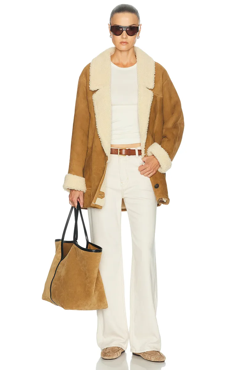 Nili Lotan Noelle Shearling Coat | Thumbnail 5 Nili Lotan Noelle Shearling Coat | Thumbnail 5