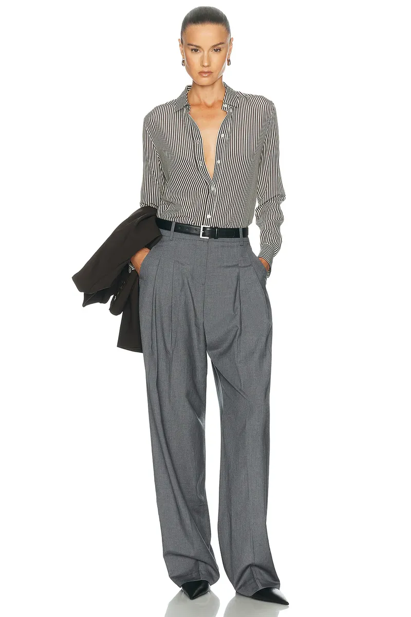 Nili Lotan Gaia Slim Shirt | Thumbnail 4