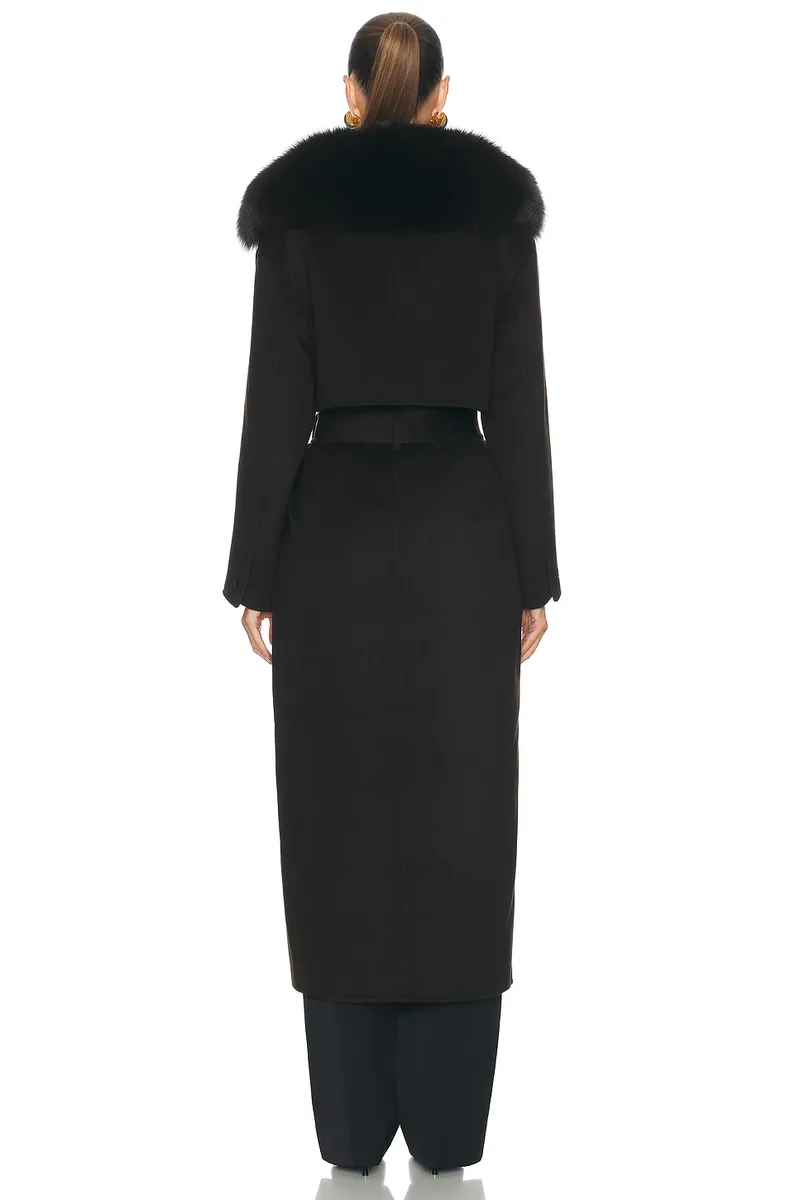 Yves Salomon Long Coat | Thumbnail 4 Yves Salomon Long Coat | Thumbnail 4