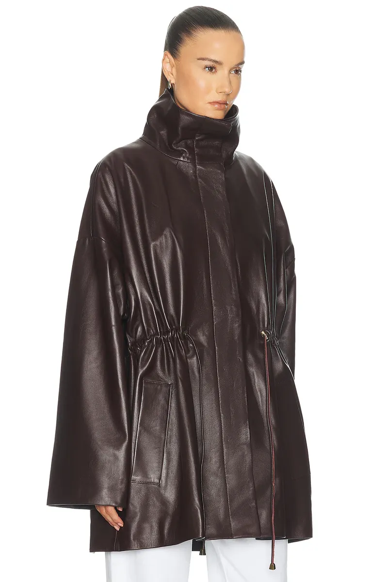 Tove Erna Leather Coat | Thumbnail 3 Tove Erna Leather Coat | Thumbnail 3