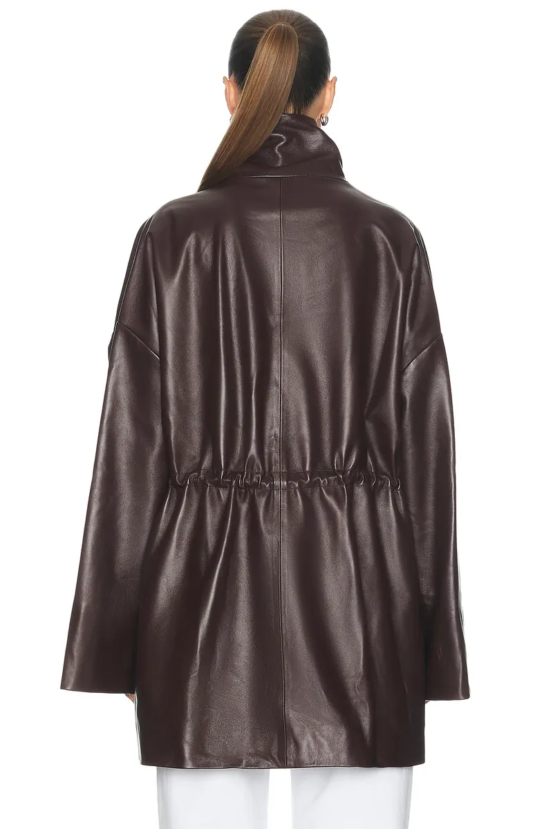Tove Erna Leather Coat | Thumbnail 4 Tove Erna Leather Coat | Thumbnail 4