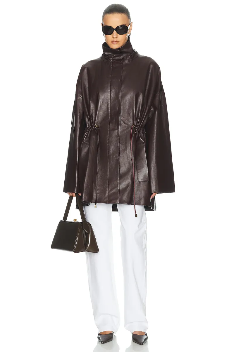 Tove Erna Leather Coat | Thumbnail 5 Tove Erna Leather Coat | Thumbnail 5