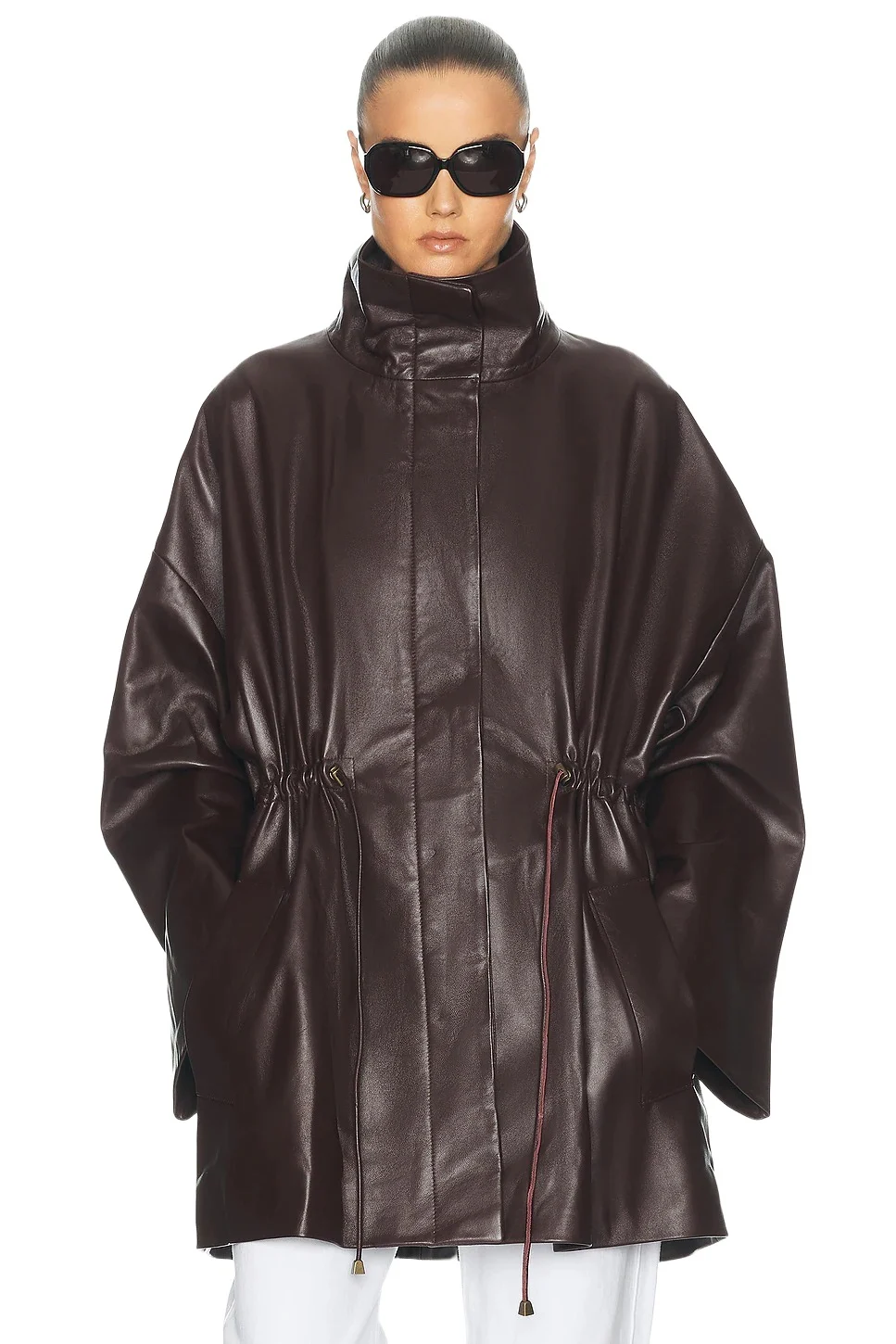 Erna Leather Coat Erna Leather Coat