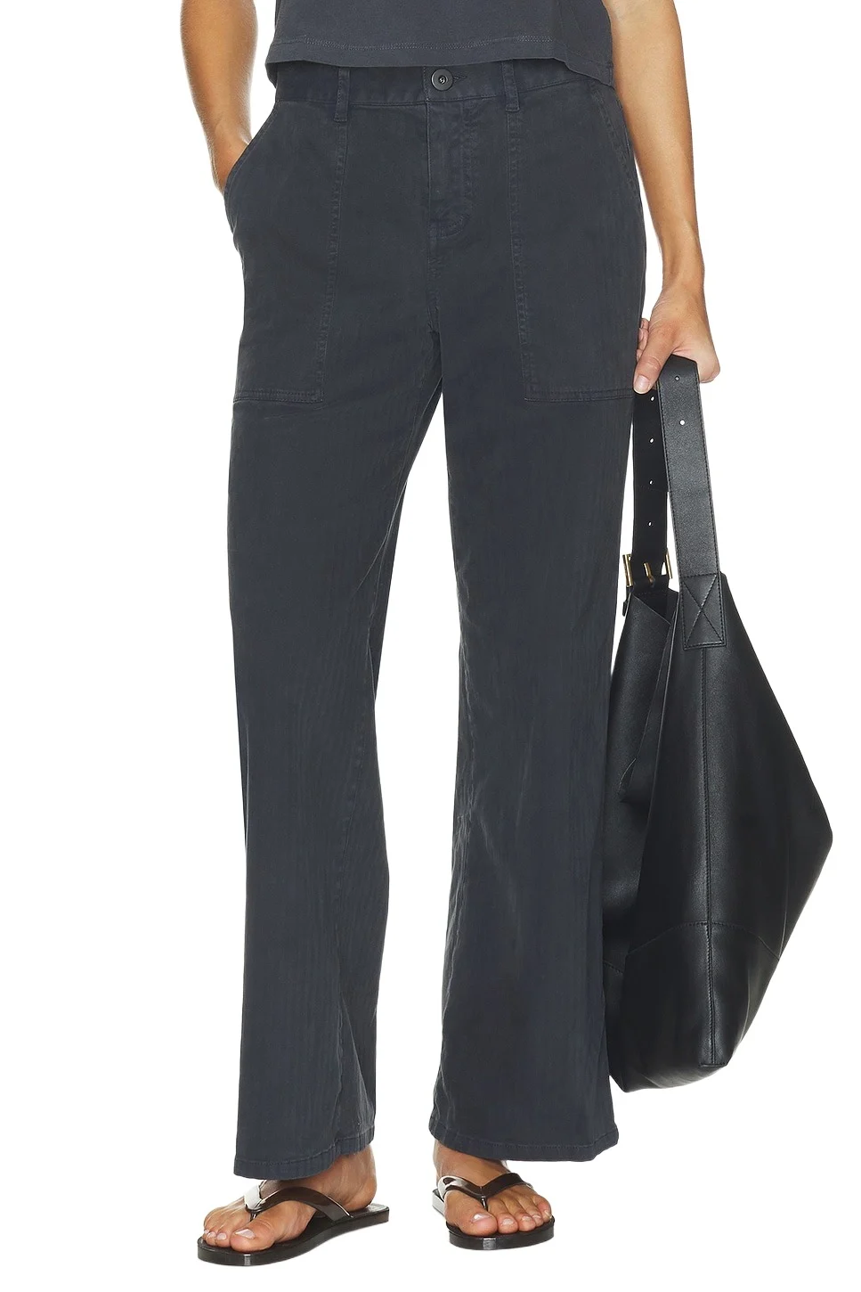 Relaxed Herringbone Pant