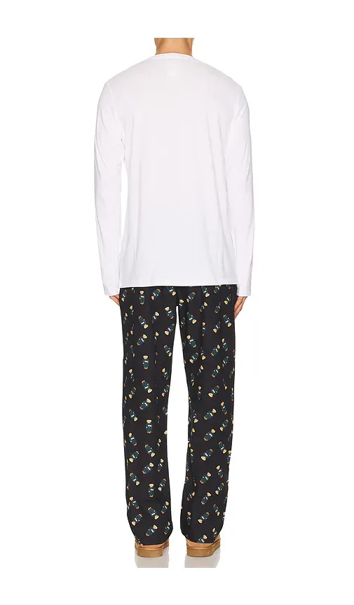 Polo Ralph Lauren Long Sleeve Crew & Woven Pj Pant Bear Set | Thumbnail 2 Polo Ralph Lauren Long Sleeve Crew & Woven Pj Pant Bear Set | Thumbnail 2