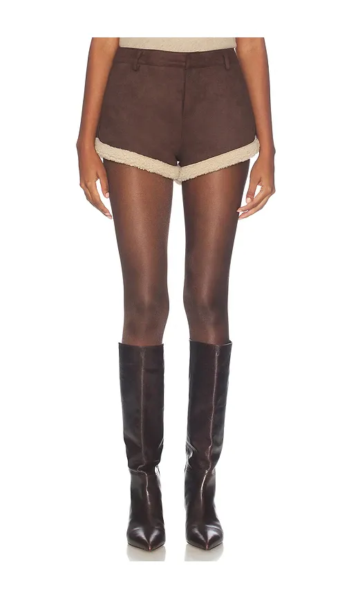 Lovers and Friends Lola Faux Shearling Short | Thumbnail 2 Lovers and Friends Lola Faux Shearling Short | Thumbnail 2