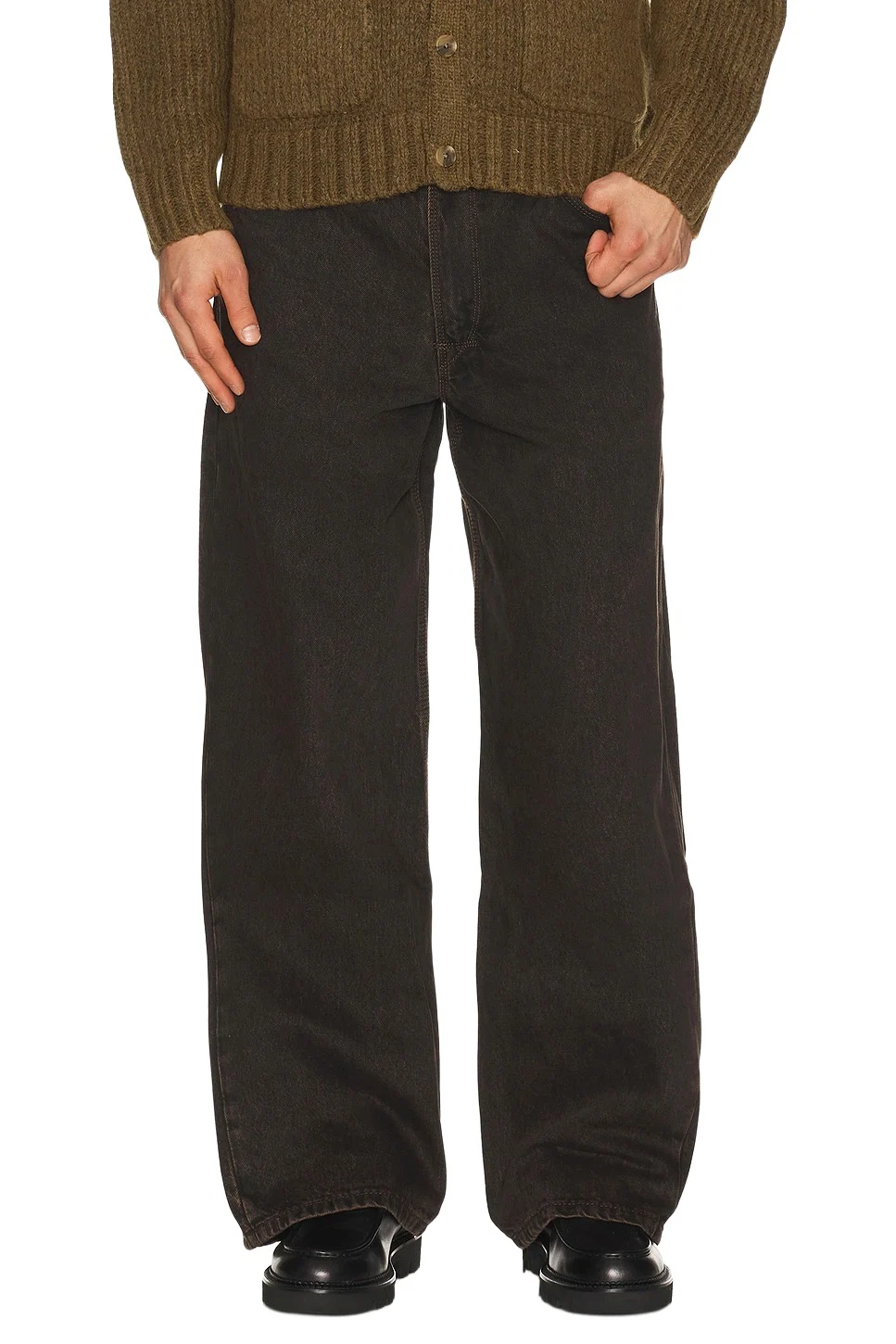 Twisted Baggy Wide Leg Jeans Twisted Baggy Wide Leg Jeans