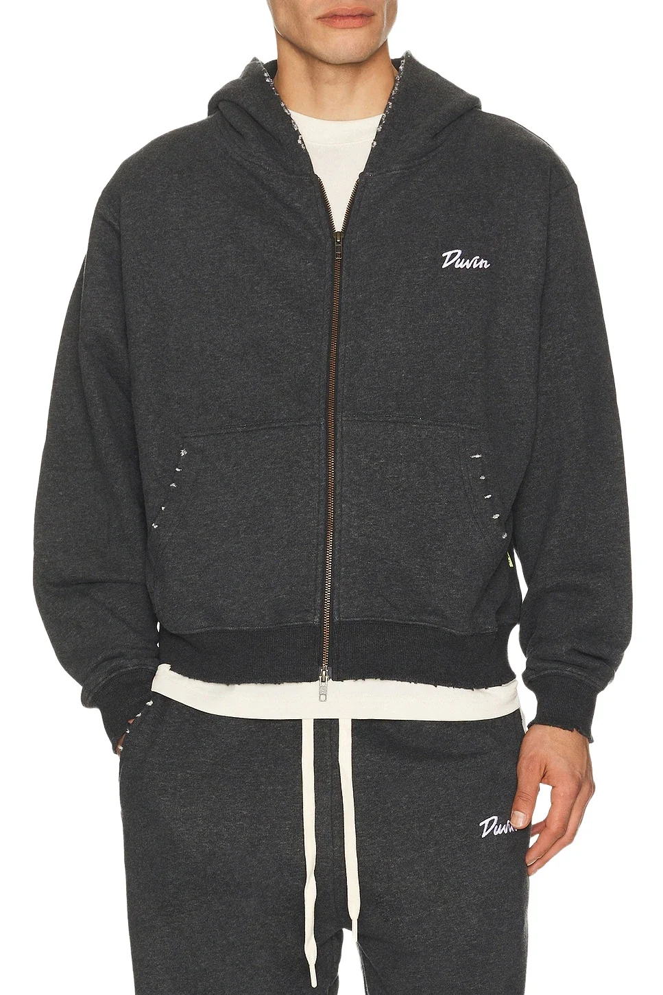 Duvin Design Logo Zip Hoodie