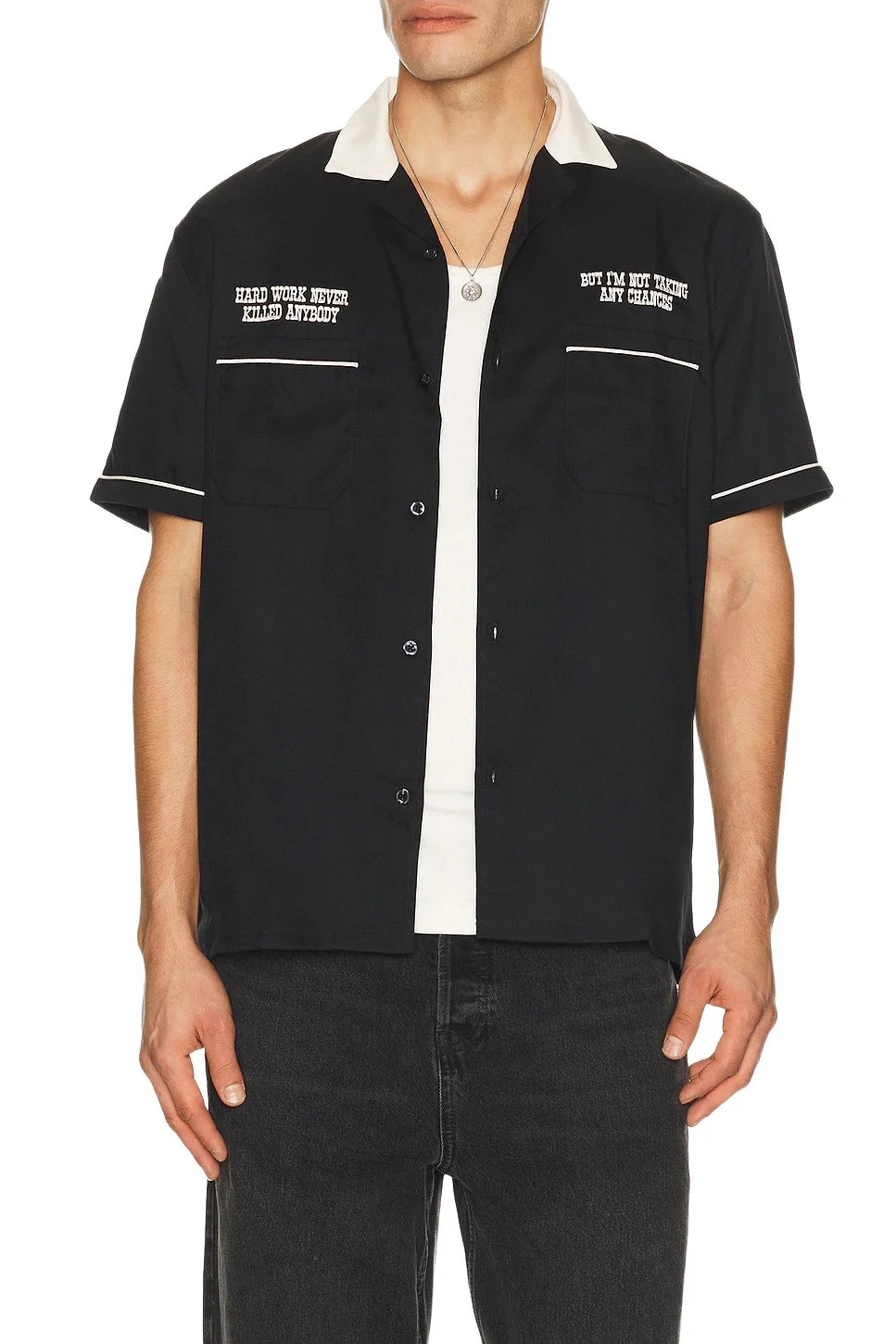 Duvin Design Hard Work Button Up Shirt