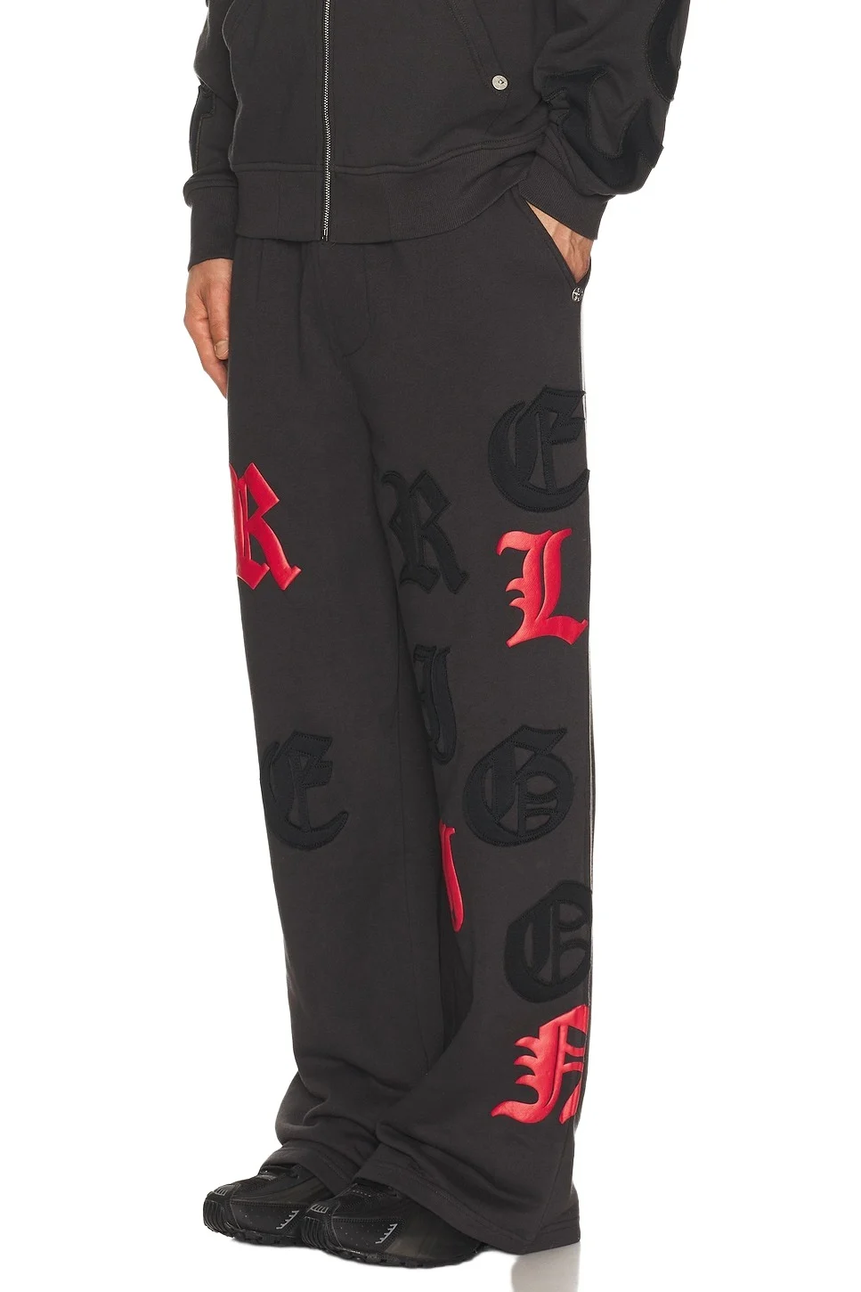 True Religion Tossed Logo Baggy Sweats