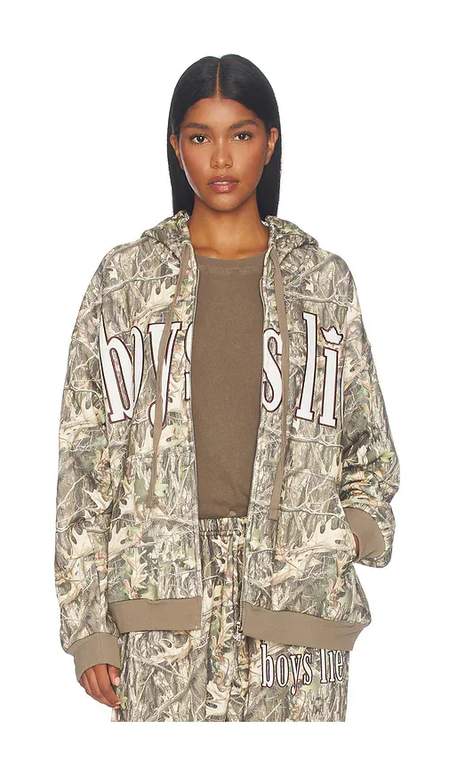 Boys Lie Manhunt Harley Zip Hoodie | Thumbnail 2