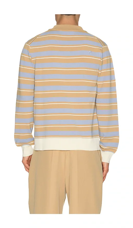 HEAD Golf Striped Knit Polo Shirt | Thumbnail 2