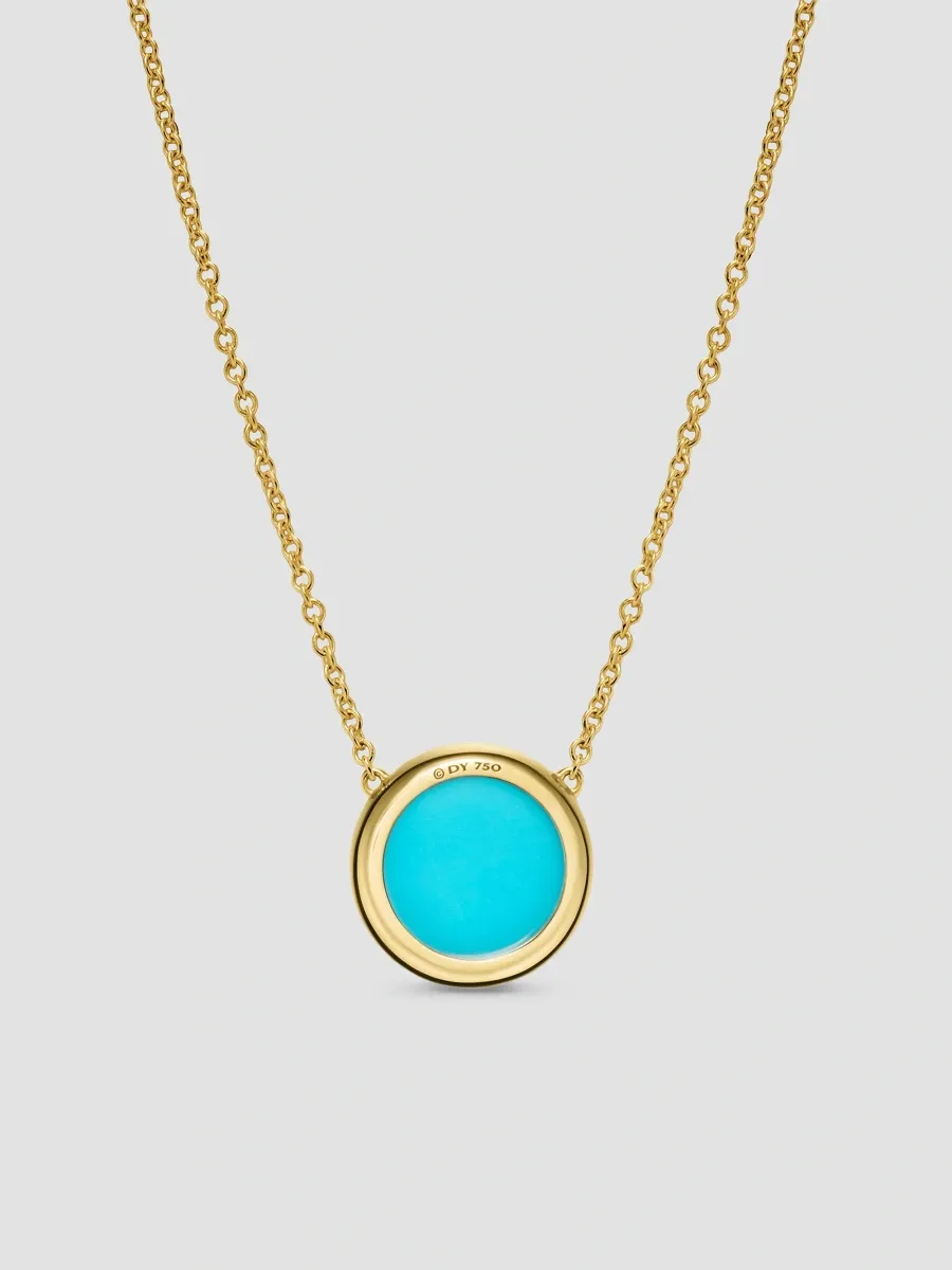 David Yurman Women's Sculpted Cable Pendant Necklace in 18K Yellow Gold | Thumbnail 3