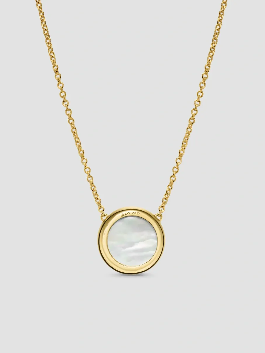 David Yurman Women's Sculpted Cable Pendant Necklace in 18K Yellow Gold | Thumbnail 3 David Yurman Women's Sculpted Cable Pendant Necklace in 18K Yellow Gold | Thumbnail 3