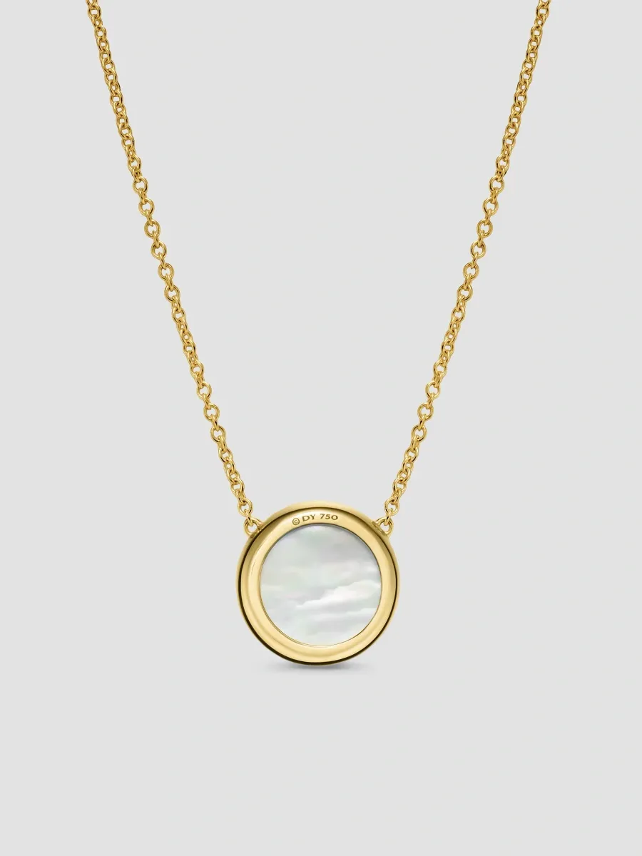 David Yurman Women's Sculpted Cable Pendant Necklace in 18K Yellow Gold | Thumbnail 3 David Yurman Women's Sculpted Cable Pendant Necklace in 18K Yellow Gold | Thumbnail 3