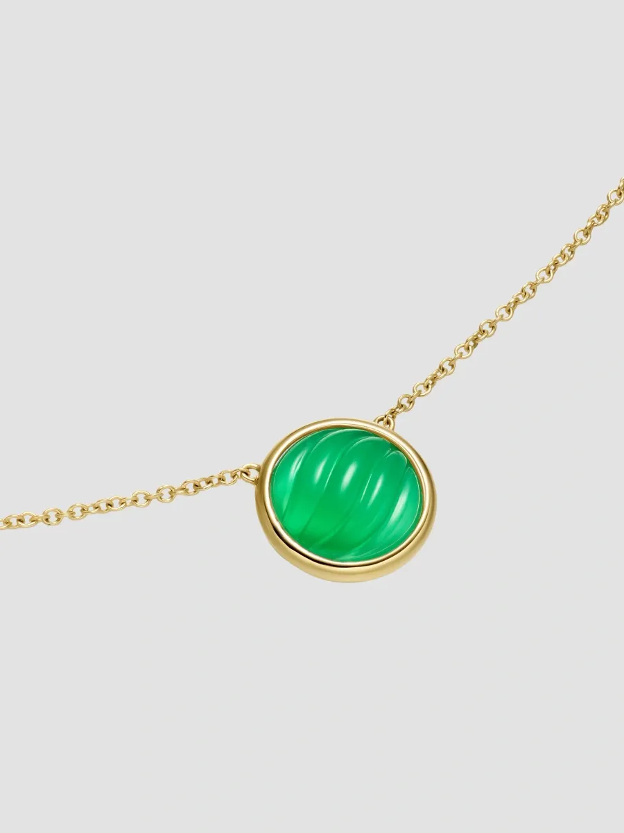 David Yurman Women's Sculpted Cable Pendant Necklace in 18K Yellow Gold | Thumbnail 4 David Yurman Women's Sculpted Cable Pendant Necklace in 18K Yellow Gold | Thumbnail 4