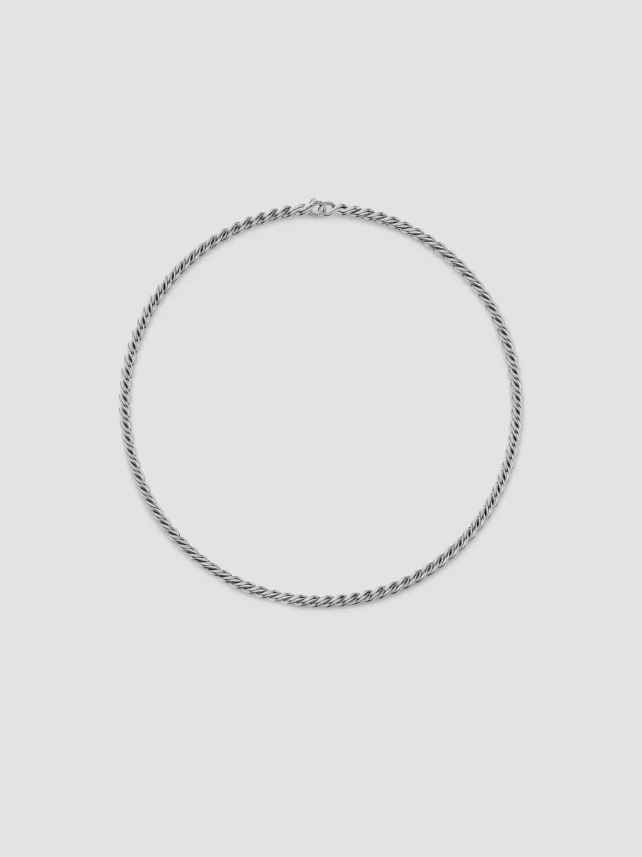 David Yurman Men's Sculpted Cable Chain Necklace in Sterling Silver, 5.7MM | Thumbnail 4 David Yurman Men's Sculpted Cable Chain Necklace in Sterling Silver, 5.7MM | Thumbnail 4