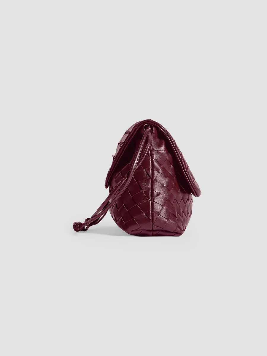 Bottega Veneta Women's Giorno Intrecciato-Leather Pouch | Thumbnail 4 Bottega Veneta Women's Giorno Intrecciato-Leather Pouch | Thumbnail 4