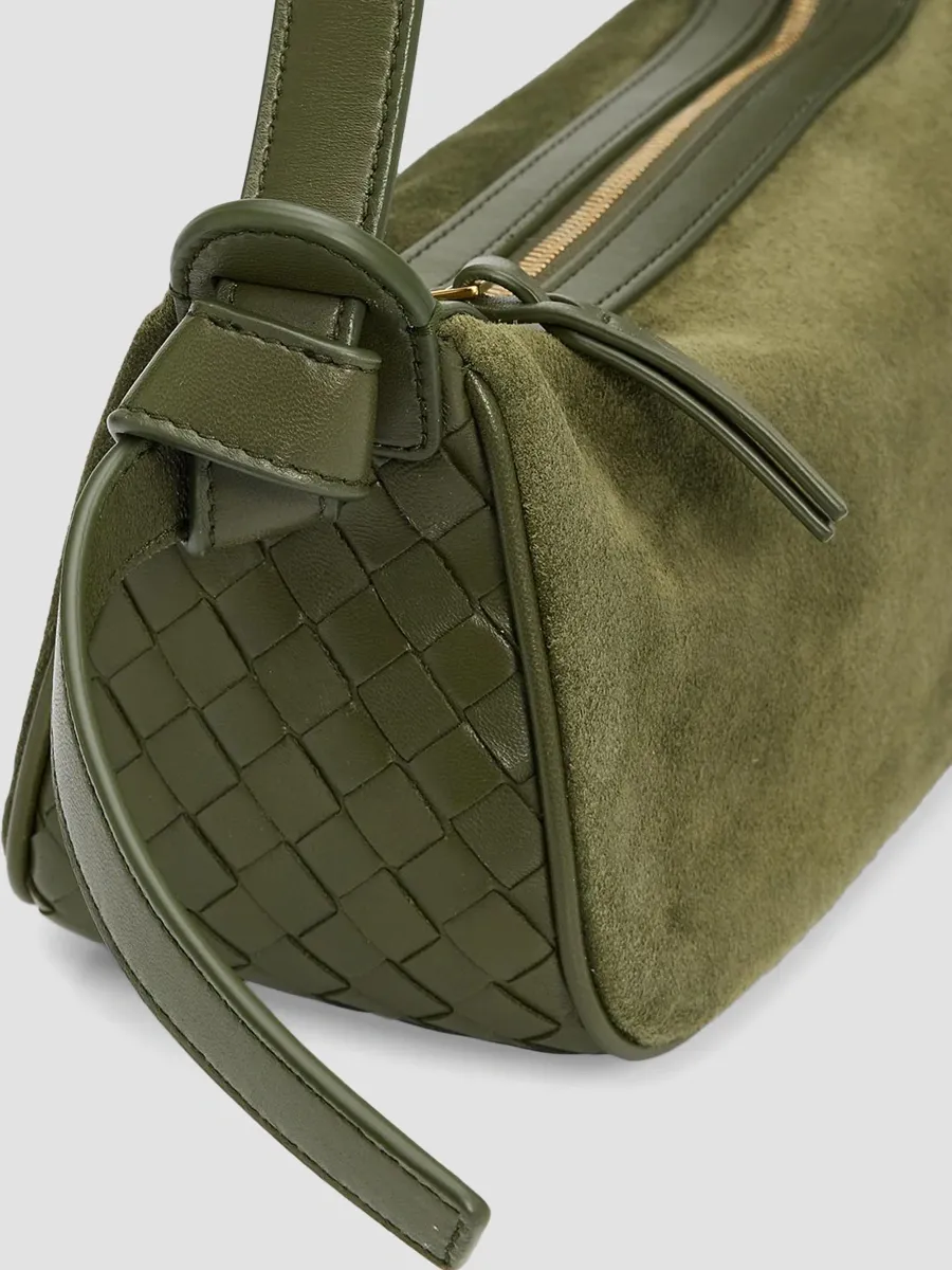 Bottega Veneta Women's Nodo Intrecciato Suede Shoulder Bag | Thumbnail 6 Bottega Veneta Women's Nodo Intrecciato Suede Shoulder Bag | Thumbnail 6