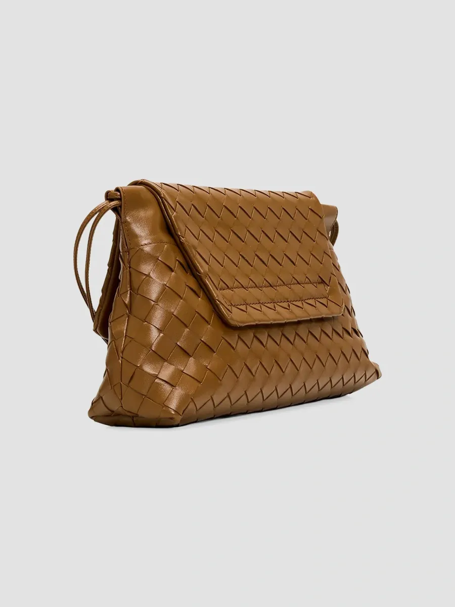 Bottega Veneta Women's Giorno Intrecciato-Leather Pouch | Thumbnail 3 Bottega Veneta Women's Giorno Intrecciato-Leather Pouch | Thumbnail 3
