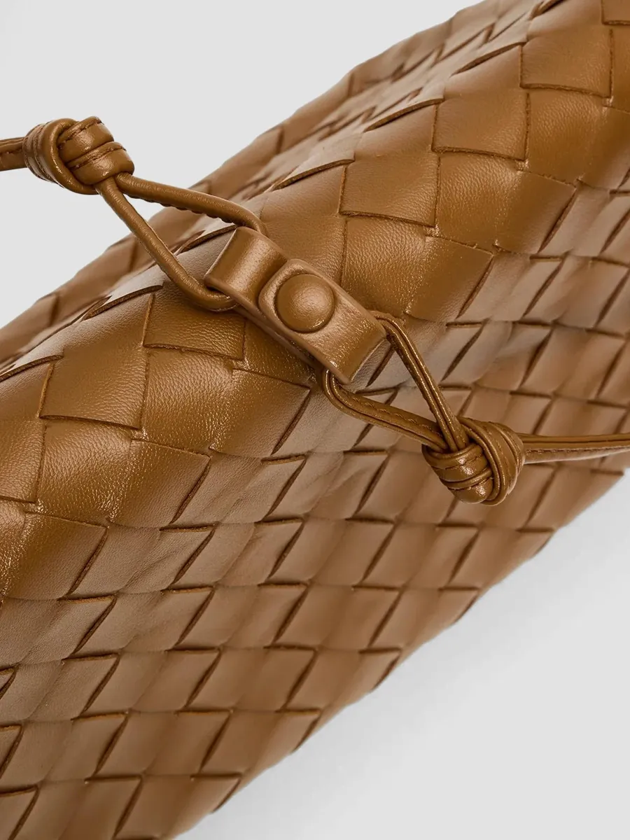 Bottega Veneta Women's Giorno Intrecciato-Leather Pouch | Thumbnail 6 Bottega Veneta Women's Giorno Intrecciato-Leather Pouch | Thumbnail 6