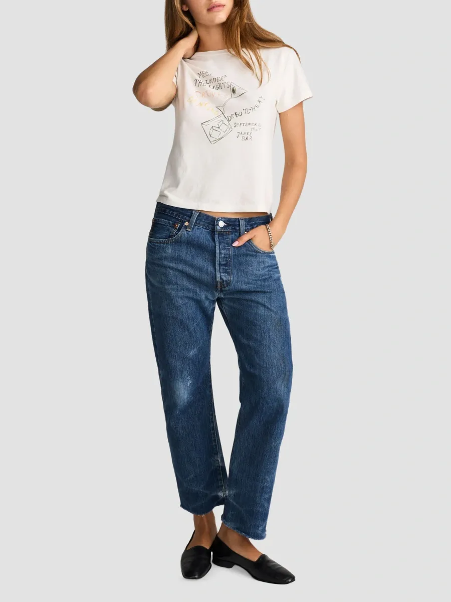 RE/DONE Women's Janes Bar Classic T-Shirt | Thumbnail 2 RE/DONE Women's Janes Bar Classic T-Shirt | Thumbnail 2