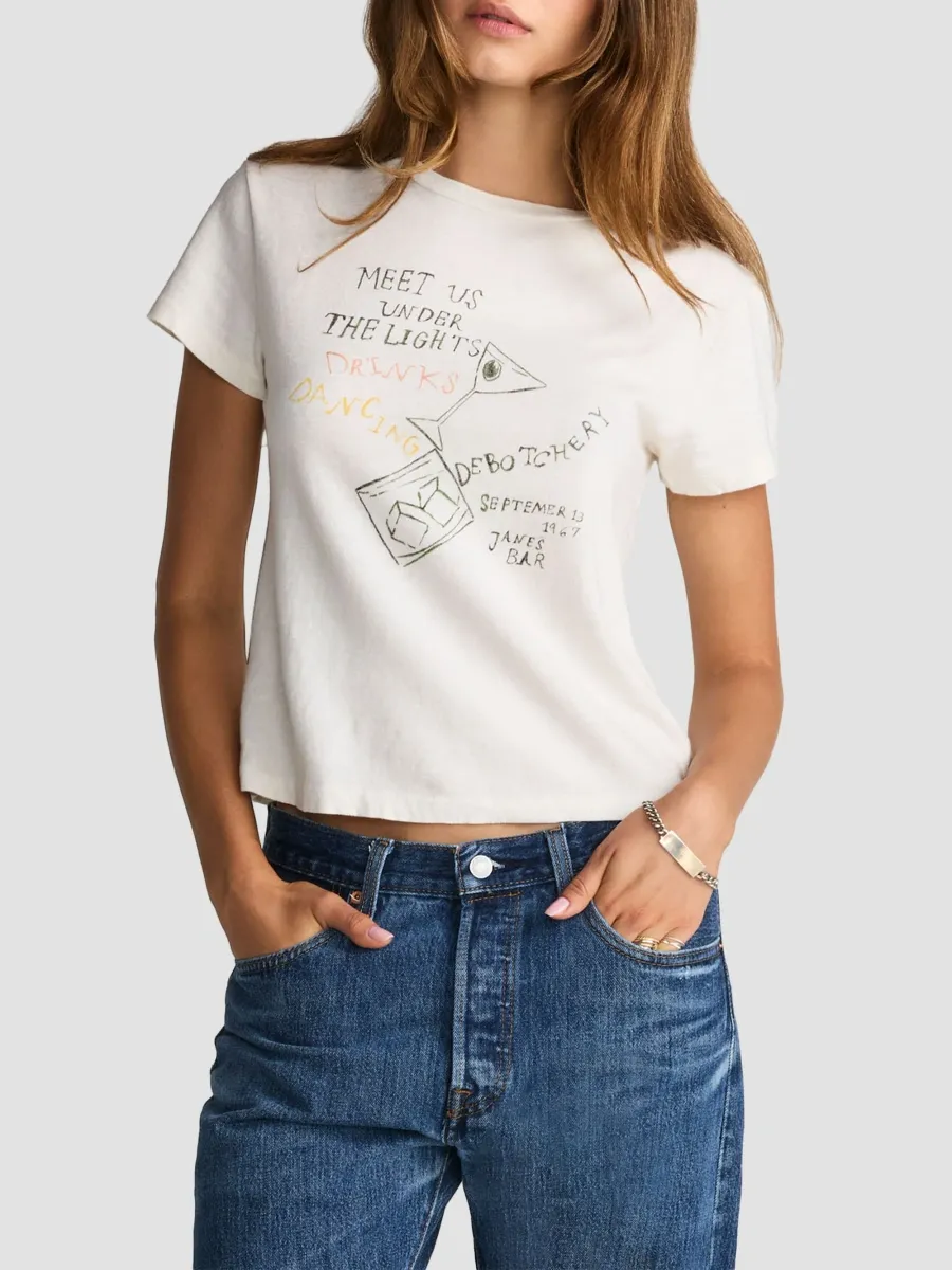 RE/DONE Women's Janes Bar Classic T-Shirt | Thumbnail 4 RE/DONE Women's Janes Bar Classic T-Shirt | Thumbnail 4