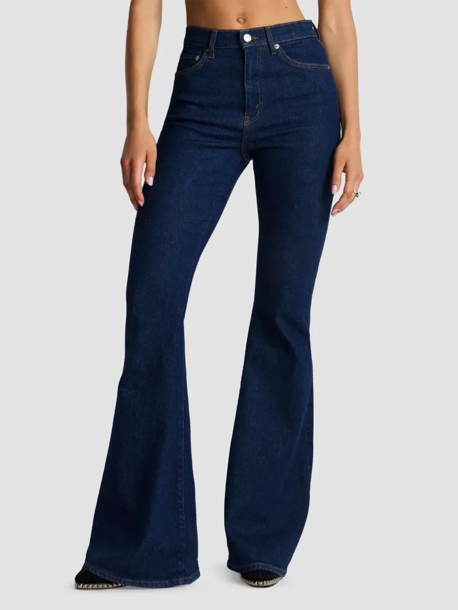 RE/DONE Women's Jane Bell Bottom Jeans | Thumbnail 4