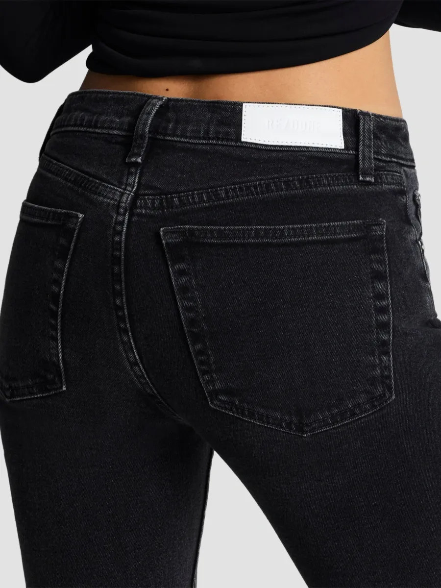 RE/DONE Women's Struttini Mid-Rise Wide-Leg Flared Jeans | Thumbnail 5