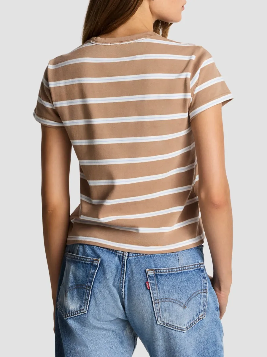RE/DONE Women's Striped Cotton Classic T-Shirt | Thumbnail 3 RE/DONE Women's Striped Cotton Classic T-Shirt | Thumbnail 3