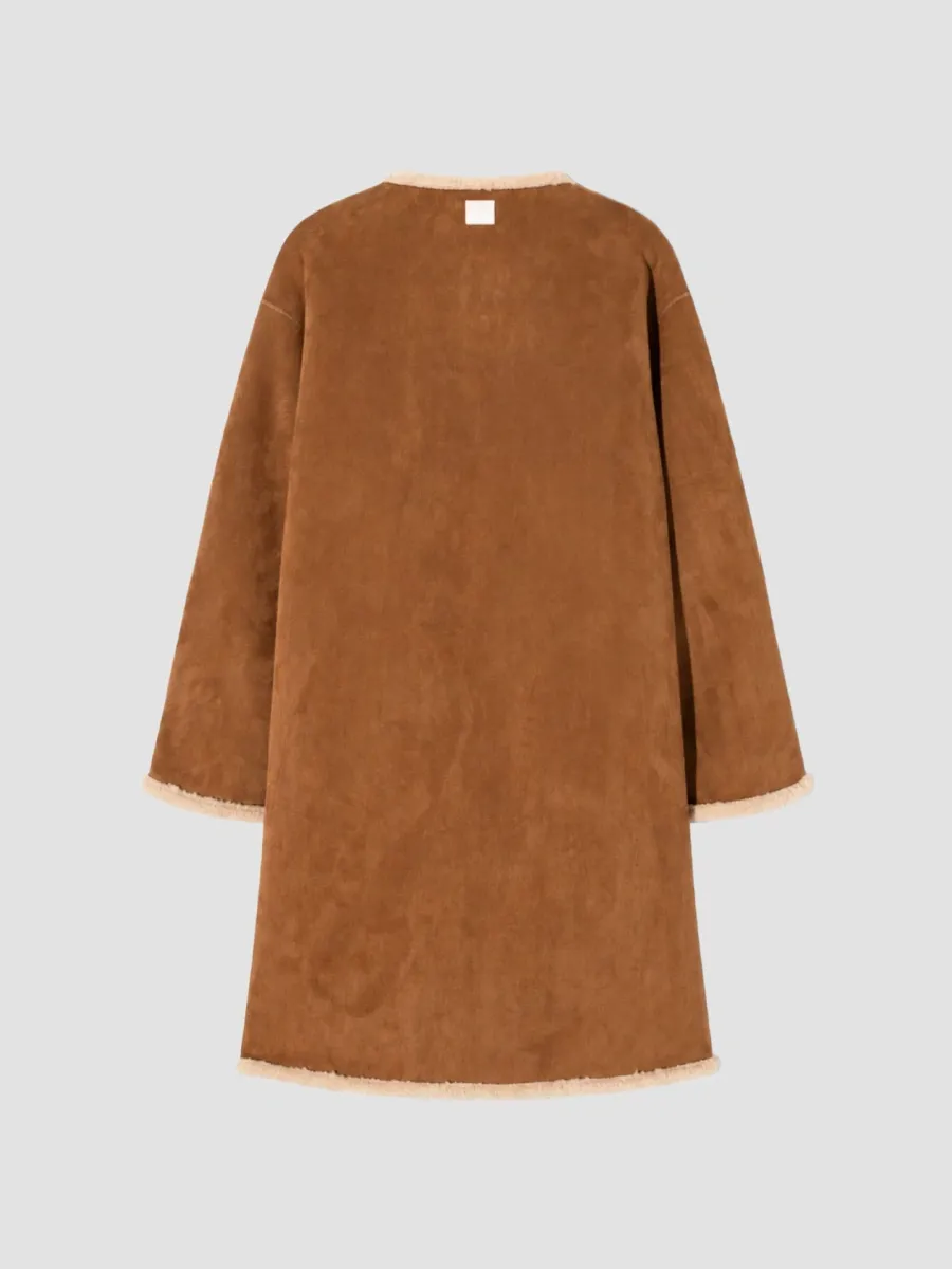 RE/DONE Women's Mara Sherpa Snap Jacket | Thumbnail 6 RE/DONE Women's Mara Sherpa Snap Jacket | Thumbnail 6