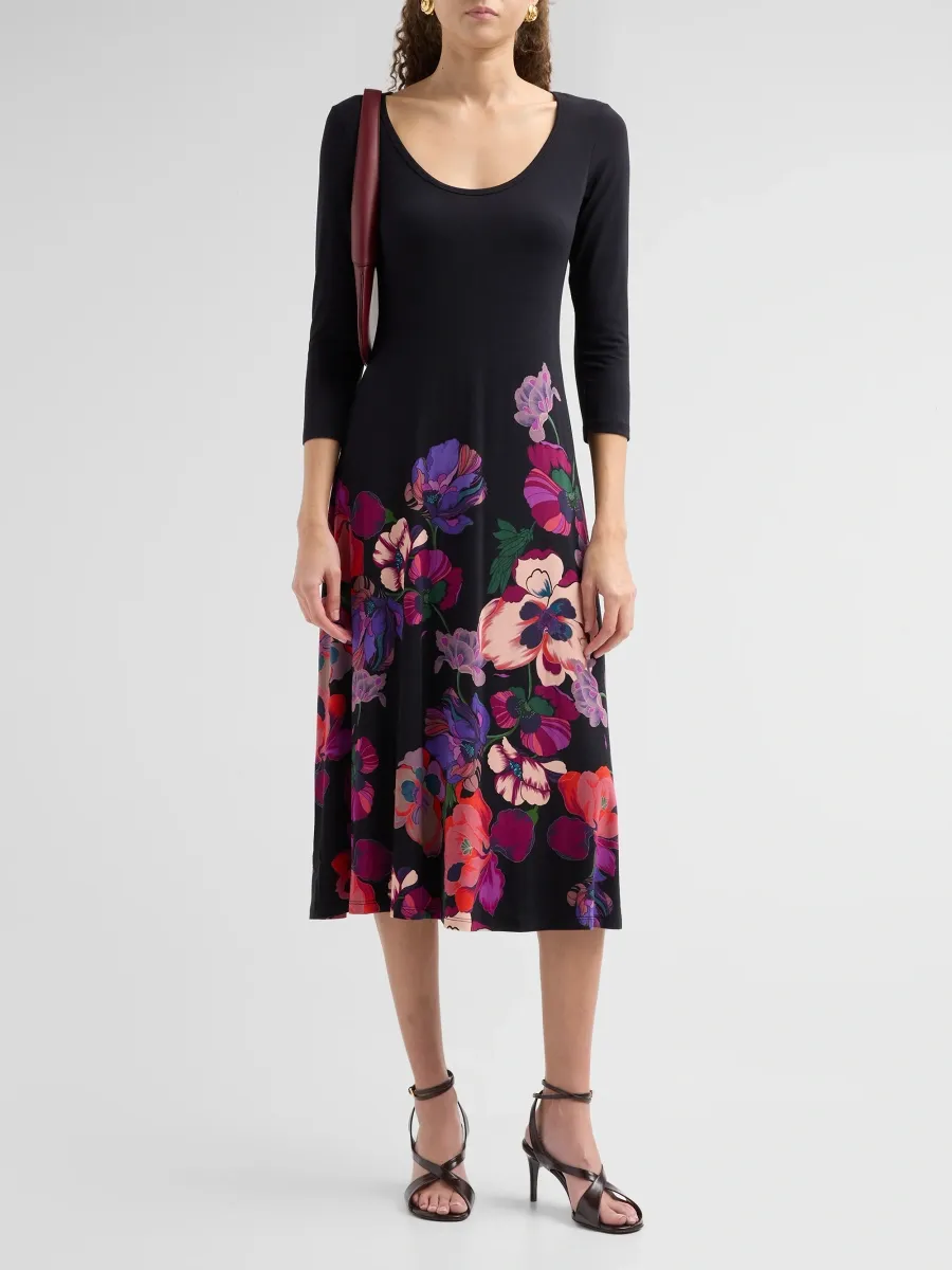 Johnny Was Women's The Janie Favorite Floral Midi Dress | Thumbnail 2
