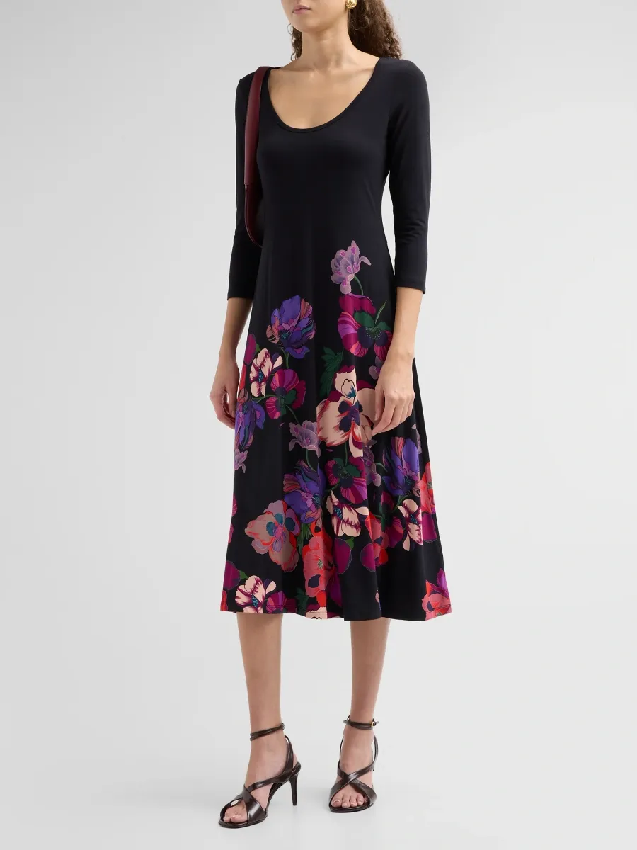 Johnny Was Women's The Janie Favorite Floral Midi Dress | Thumbnail 4
