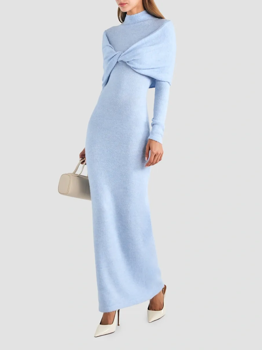 SEROYA Women's Zephy Twist Knit Maxi Dress | Thumbnail 2 SEROYA Women's Zephy Twist Knit Maxi Dress | Thumbnail 2