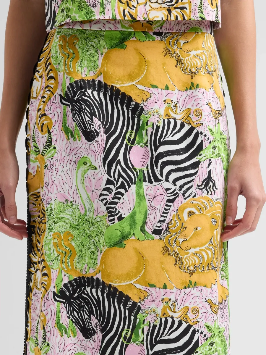 Lilly Pulitzer Women's Sanders Zoo Print Maxi Skirt | Thumbnail 5 Lilly Pulitzer Women's Sanders Zoo Print Maxi Skirt | Thumbnail 5
