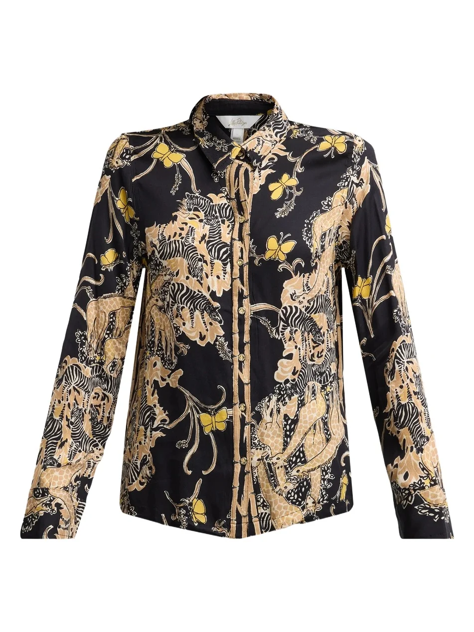 Lilly Pulitzer Women's Susana Embroidered Shirt