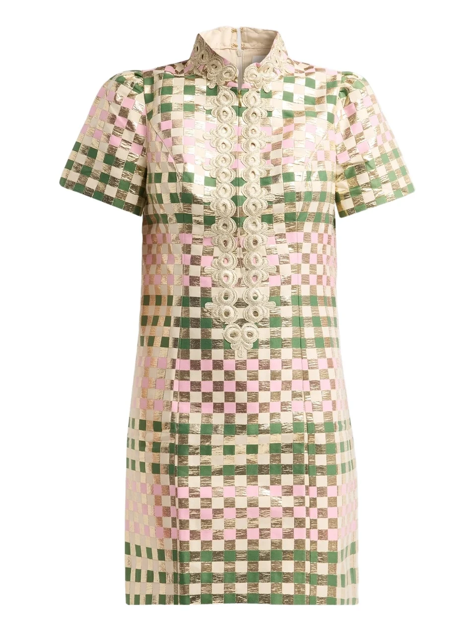 Lilly Pulitzer Women's Carty Jacquard Gingham Shift Mini Dress