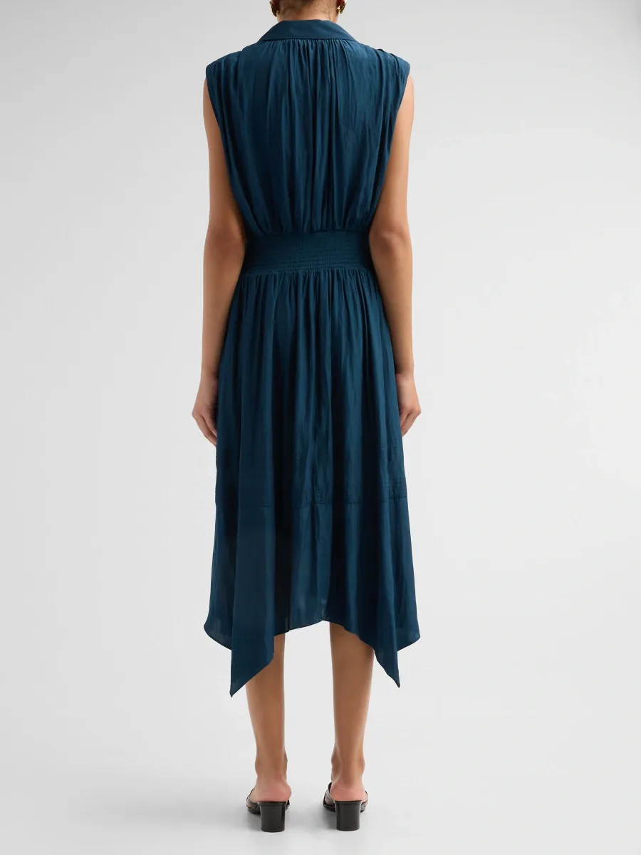Ramy Brook Women's Kiki Handkerchief Midi-Shirtdress | Thumbnail 3 Ramy Brook Women's Kiki Handkerchief Midi-Shirtdress | Thumbnail 3