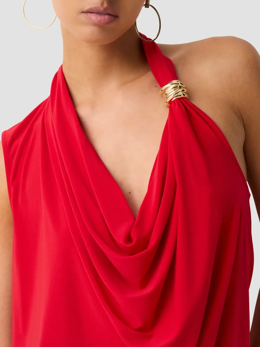 Ramy Brook Women's Aleah Jersey Cowlneck Top | Thumbnail 4