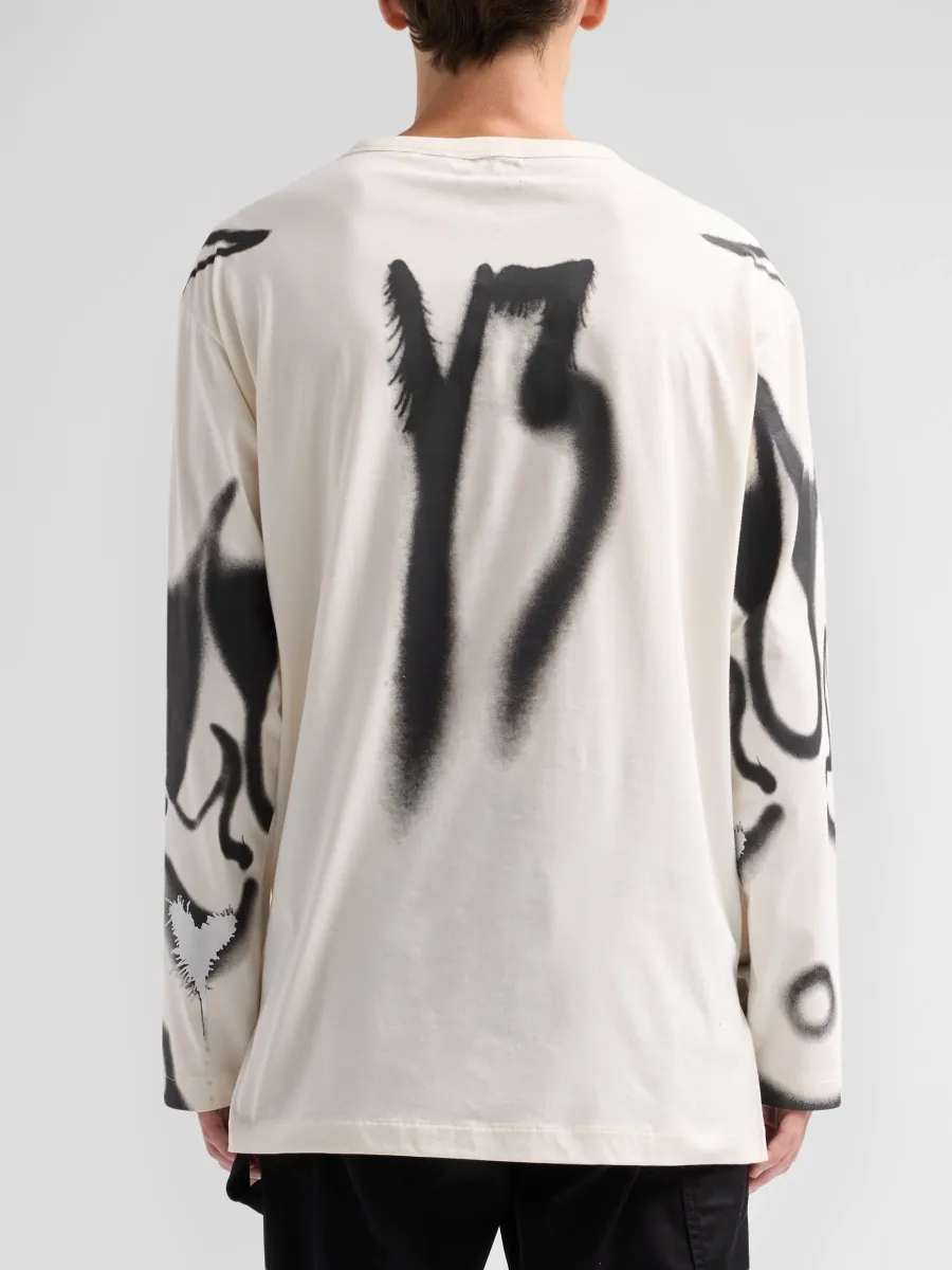 adidas Y-3 Men's Y-3 X adidas Graphic Long-Sleeve Shirt | Thumbnail 3 adidas Y-3 Men's Y-3 X adidas Graphic Long-Sleeve Shirt | Thumbnail 3