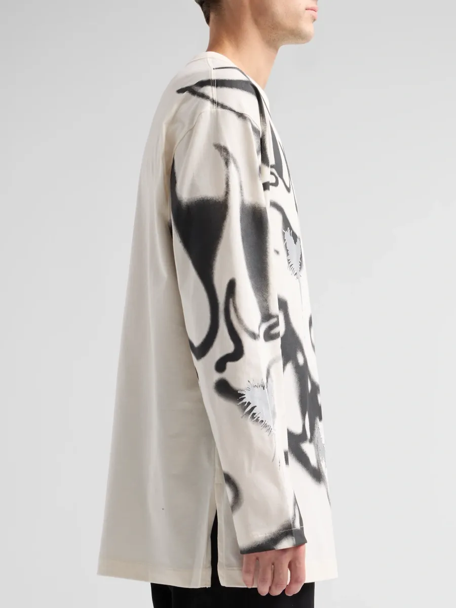 adidas Y-3 Men's Y-3 X adidas Graphic Long-Sleeve Shirt | Thumbnail 5 adidas Y-3 Men's Y-3 X adidas Graphic Long-Sleeve Shirt | Thumbnail 5
