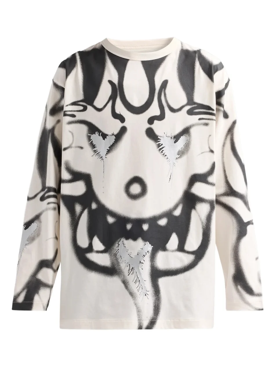 adidas Y-3 Men's Y-3 X adidas Graphic Long-Sleeve Shirt