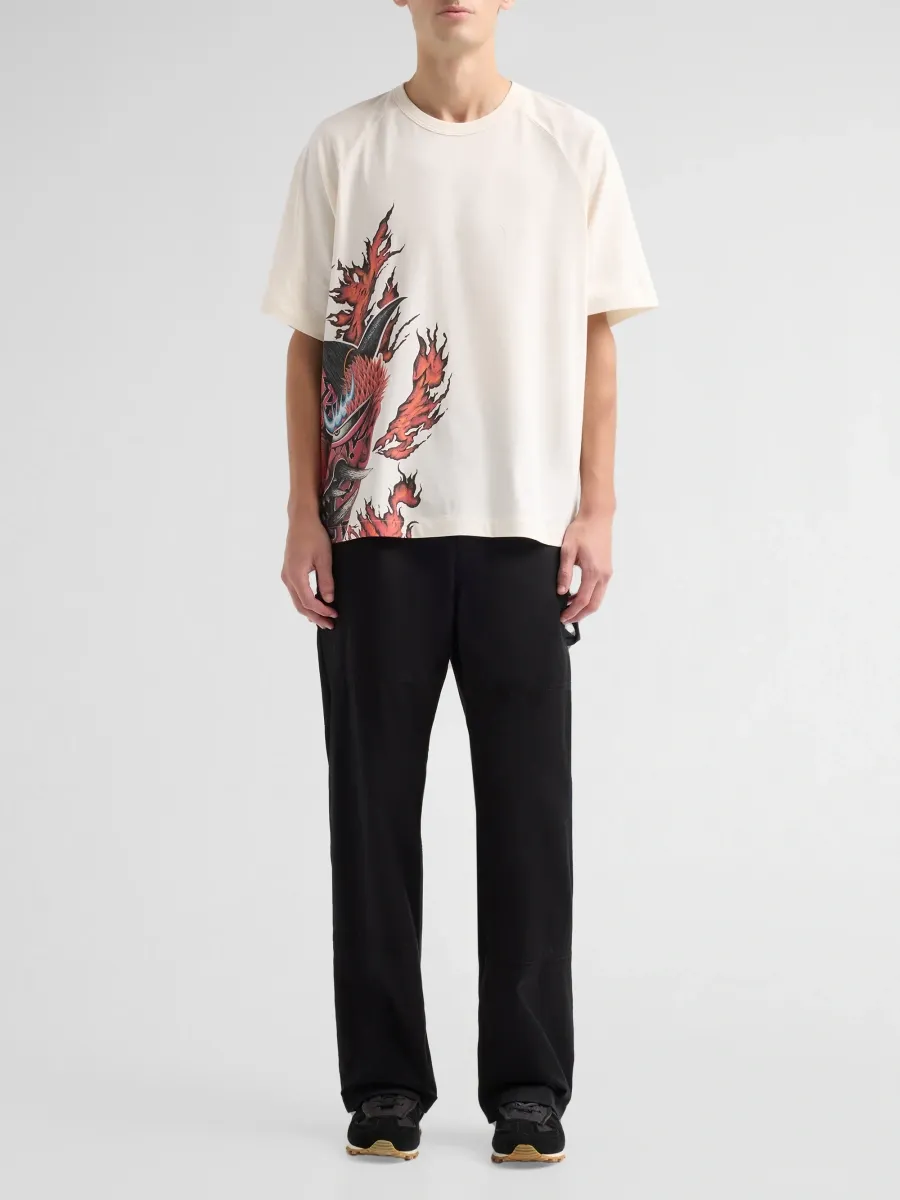 adidas Y-3 Men's Y-3 x adidas GFX Graphic Cotton T-Shirt | Thumbnail 2