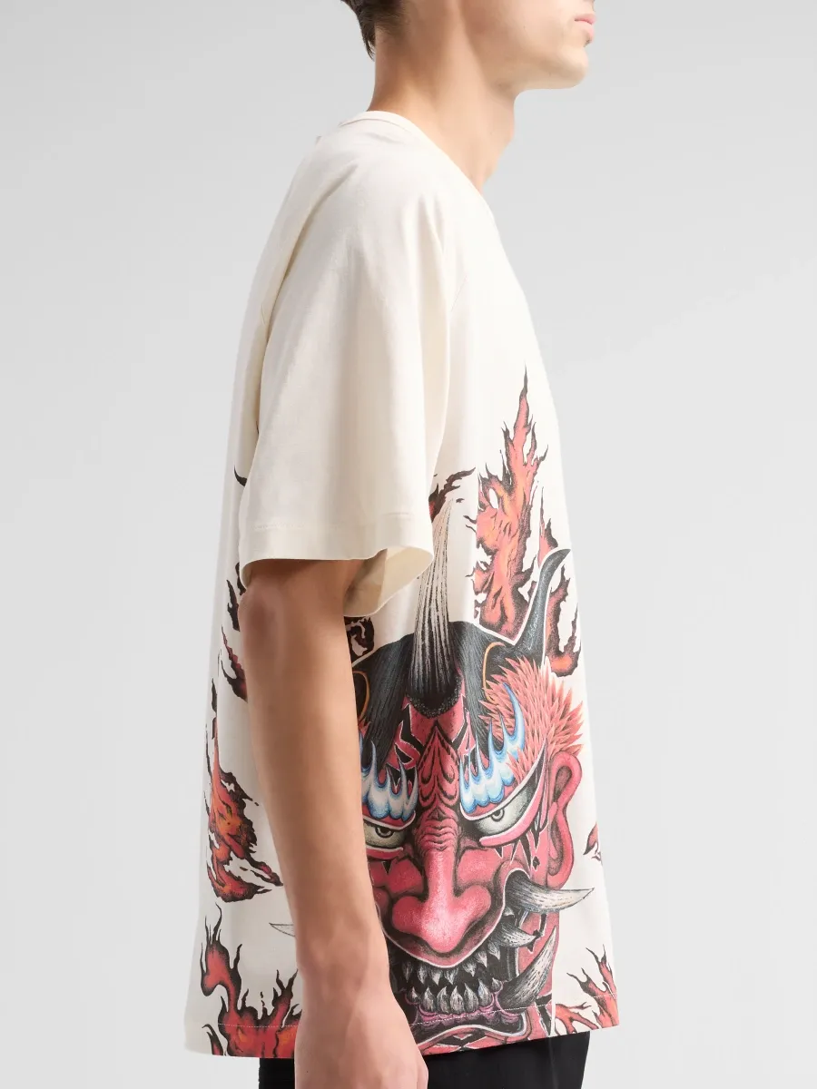 adidas Y-3 Men's Y-3 x adidas GFX Graphic Cotton T-Shirt | Thumbnail 5