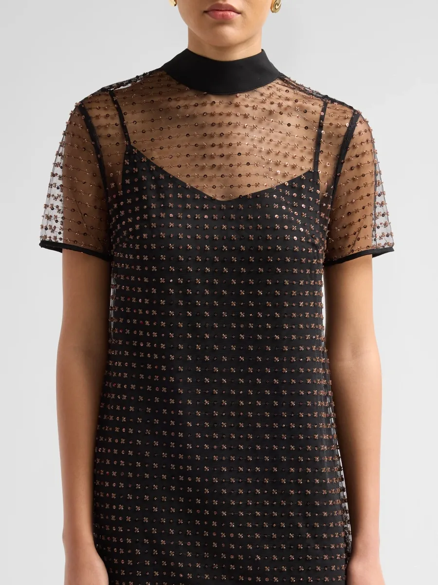 Staud Women's Ilana Embellished Mini Dress | Thumbnail 5 Staud Women's Ilana Embellished Mini Dress | Thumbnail 5