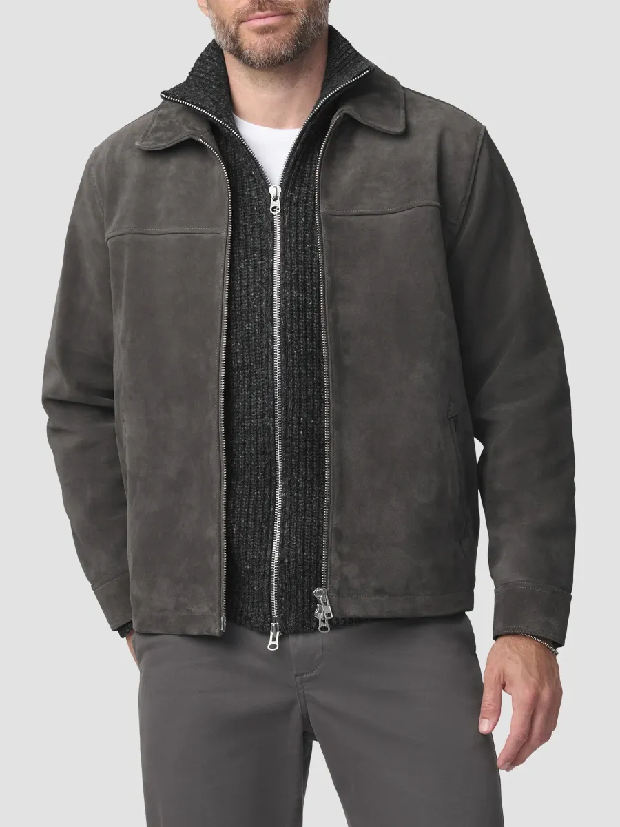Joe's Jeans Men's Suede Zip-Up Jacket | Thumbnail 4 Joe's Jeans Men's Suede Zip-Up Jacket | Thumbnail 4