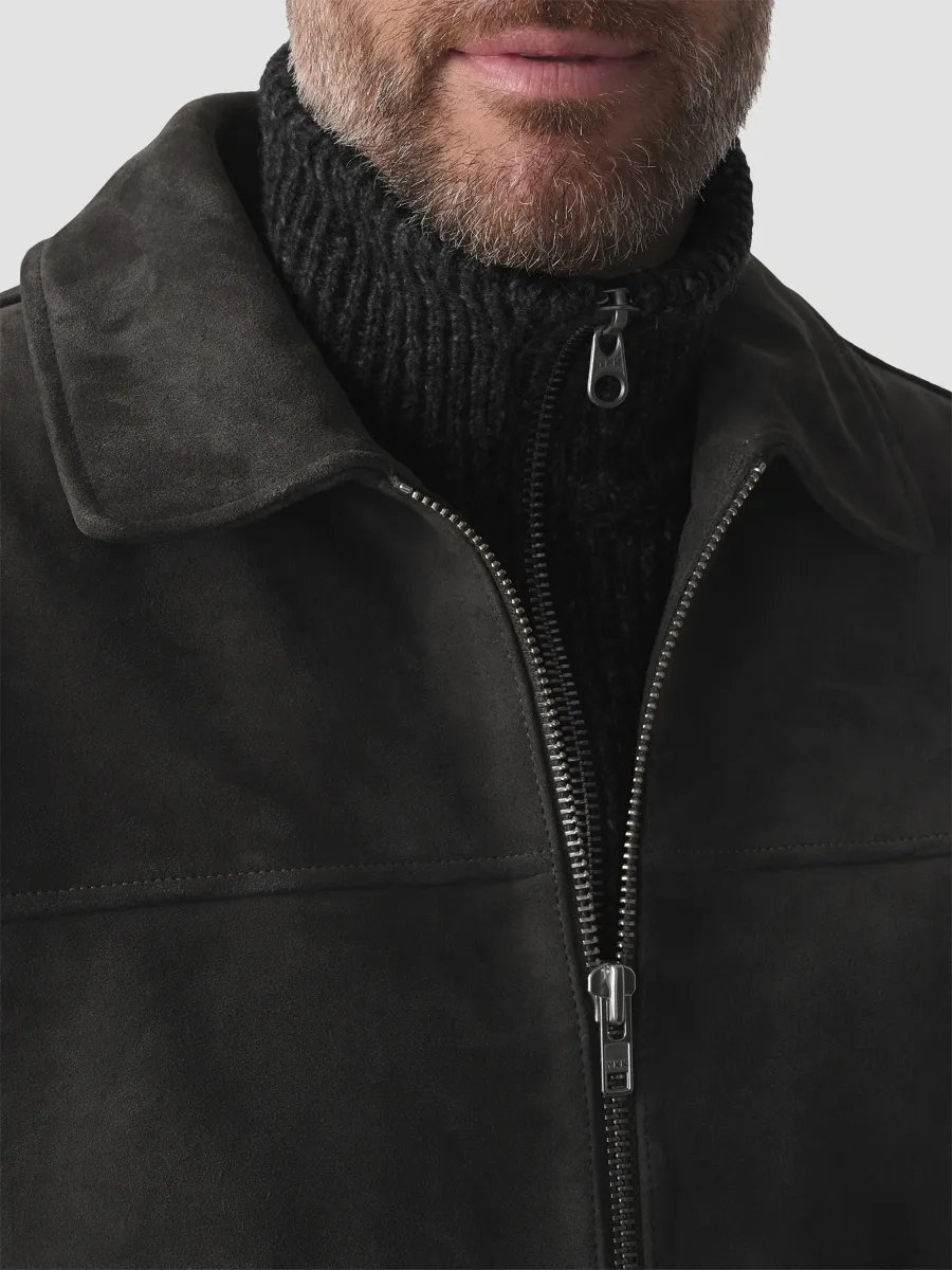 Joe's Jeans Men's Suede Zip-Up Jacket | Thumbnail 5 Joe's Jeans Men's Suede Zip-Up Jacket | Thumbnail 5