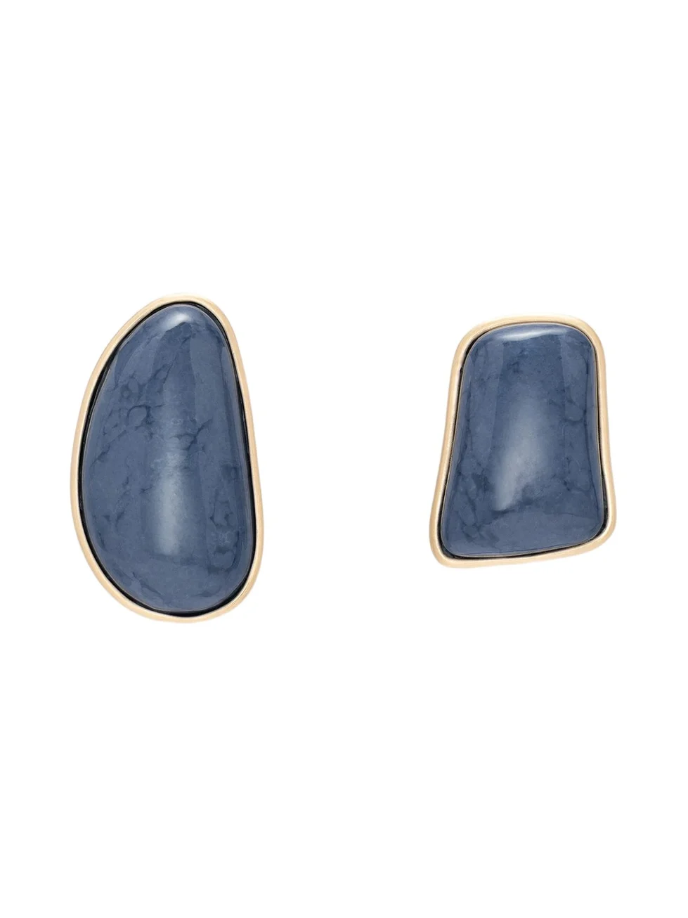 Cult Gaia Women's Yusra Goldtone & Natural Stone Mismatched Clip-On Stud Earrings