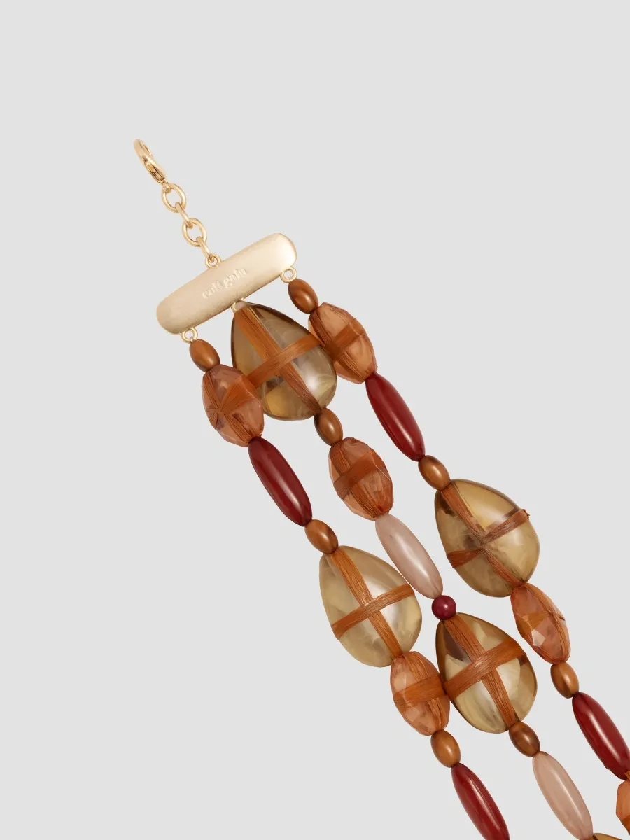 Cult Gaia Women's Tygra Goldtone & Resin Beaded Choker Necklace | Thumbnail 3