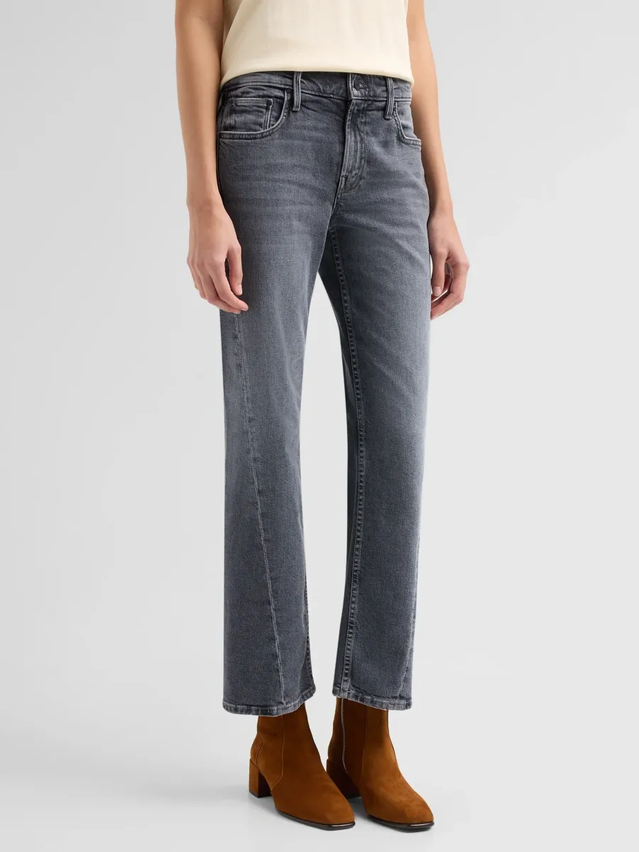 Mother Women's Lil Bookie Twist Denim Mid-Rise Ankle Jeans | Thumbnail 4 Mother Women's Lil Bookie Twist Denim Mid-Rise Ankle Jeans | Thumbnail 4